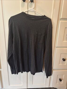 Vineyard Vines Men's Long-Sleeve Pocket Tee - Charcoal Gray